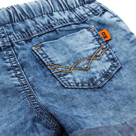 💥 SUMMER SALE -  RUN FREE COTTON TODDLER BOY DENIM SHORTS - Picture 6 of 6